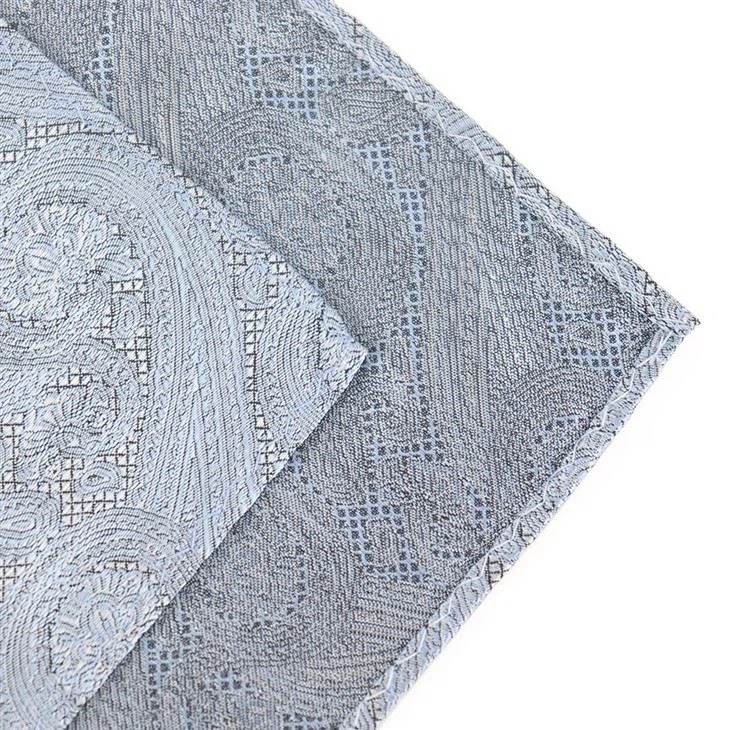 Green Patterned Pocket Square
