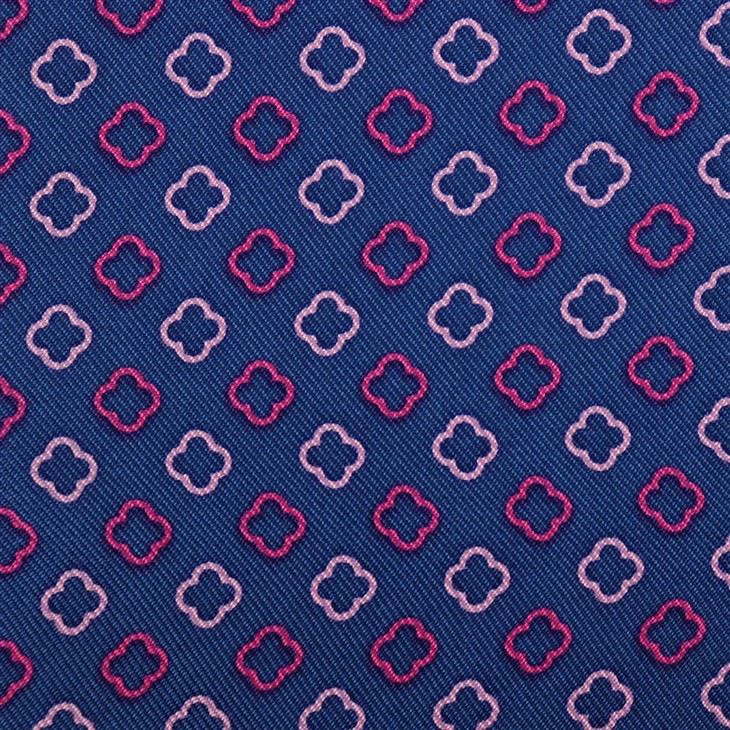 Purple Floral Pocket Square