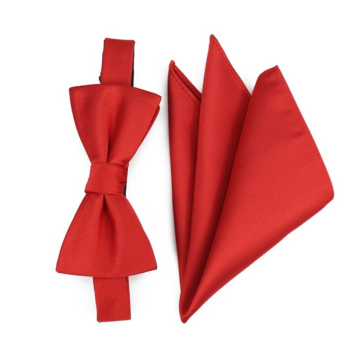 Bow Tie Handkerchief Set